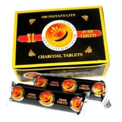 100 Instant lite XL Holzkohletabletten 40mm