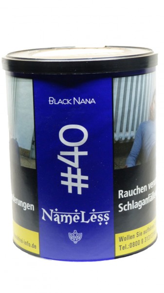 NameLess Tobacco 1kg - #40 Black Nana